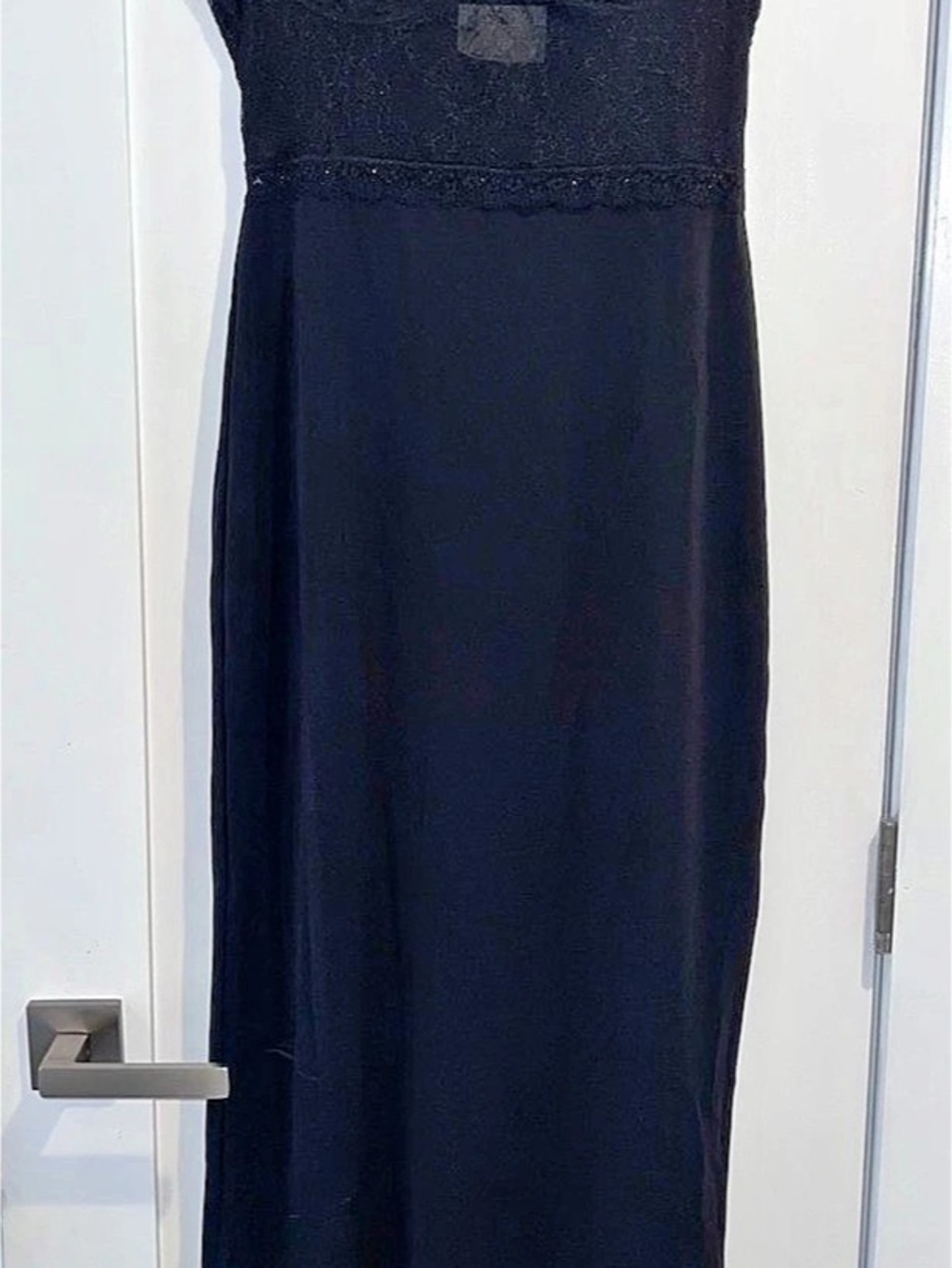 NWT Zara Black Lace Maxi Dress Size Small R19